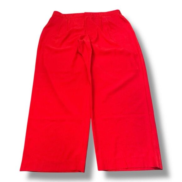 NWT A New Day Target Wide Leg Pleated Trousers Red Dress Pant Women’s Size 22 - Picture 1 of 13